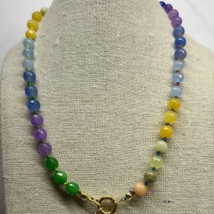 Harmony Dreams 8mm Round Gemstone Necklace