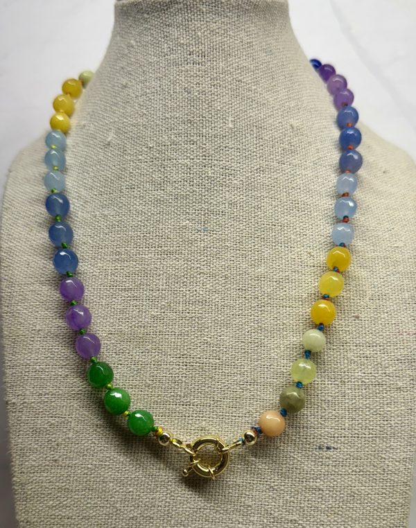 Harmony Dreams 8mm Round Gemstone Necklace