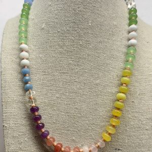 Prism Path 8mm Gemstone Necklace