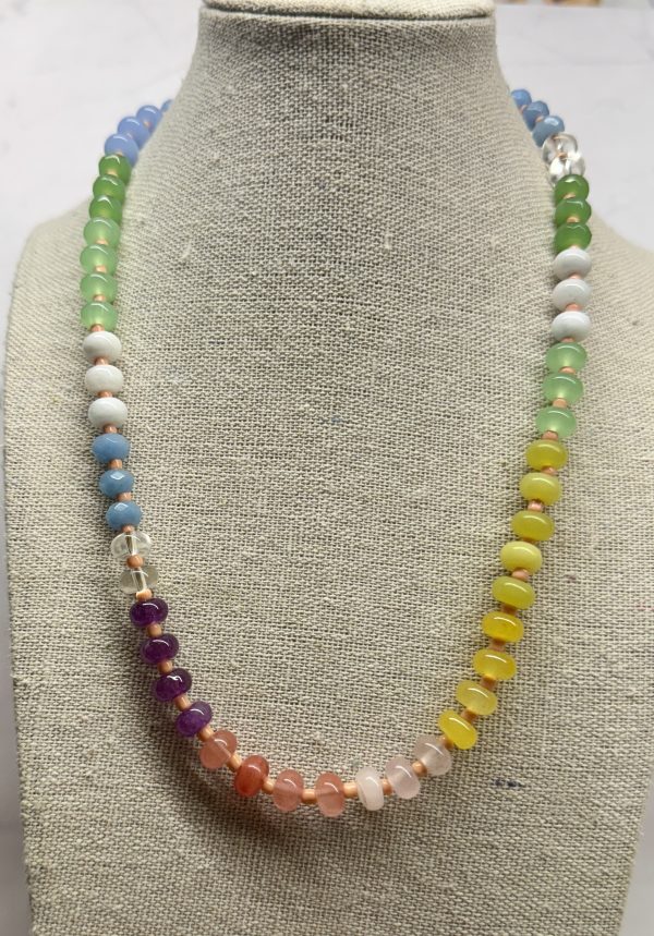 Prism Path 8mm Gemstone Necklace