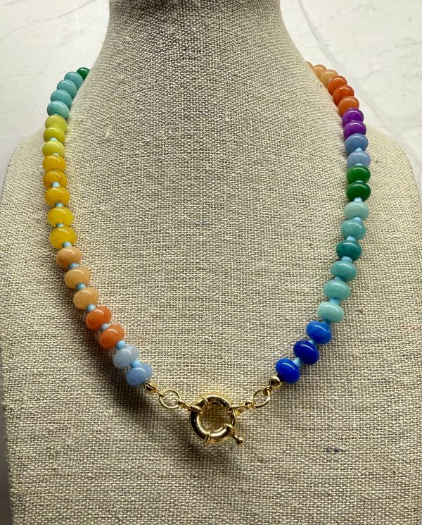 Aurora 8mm Gemstone Necklace