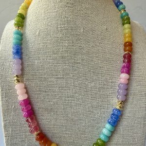 Chasing Rainbows Gemstone Necklace