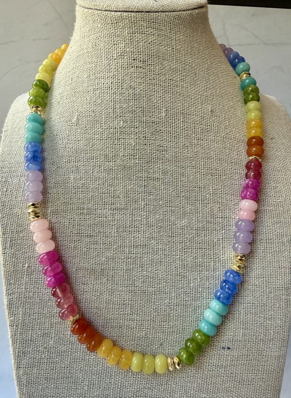 Chasing Rainbows Gemstone Necklace