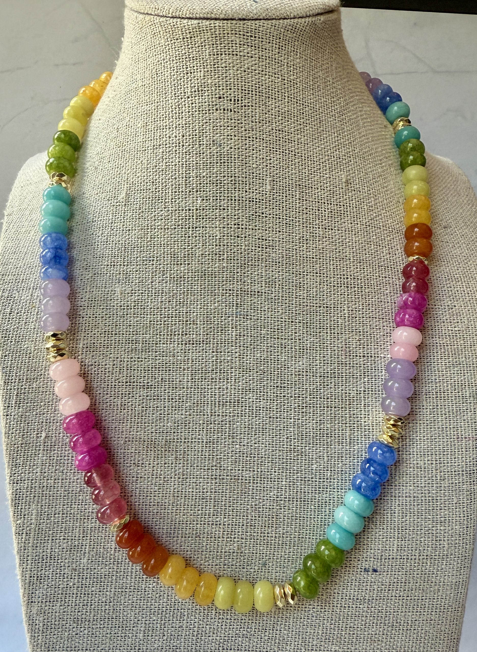 Chasing Rainbows Gemstone Necklace