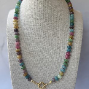 Spring Meadows 8mm Gemstone Necklace