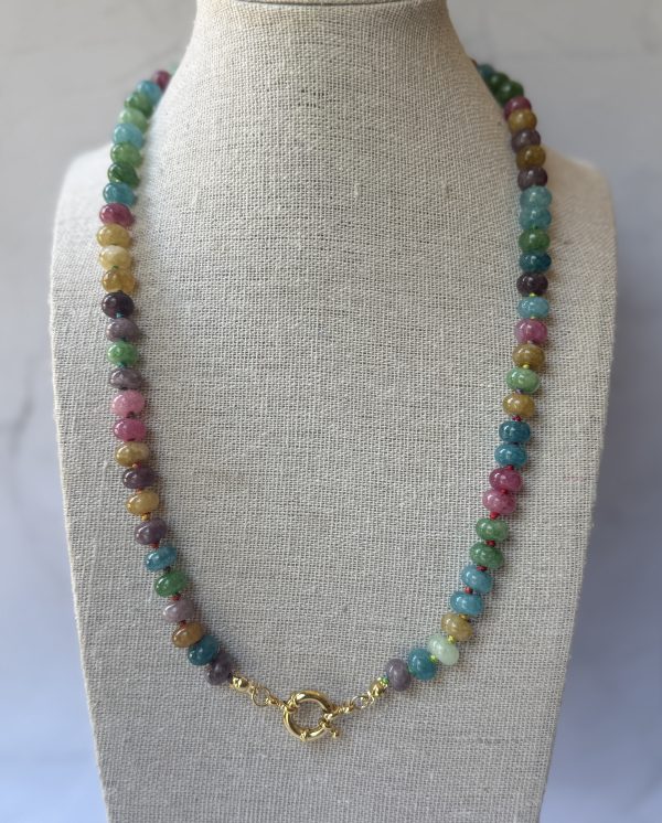Spring Meadows 8mm Gemstone Necklace