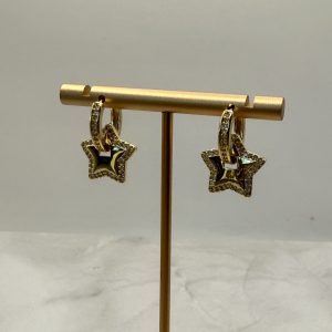 18k Gold Filled Huggie Star Earrings