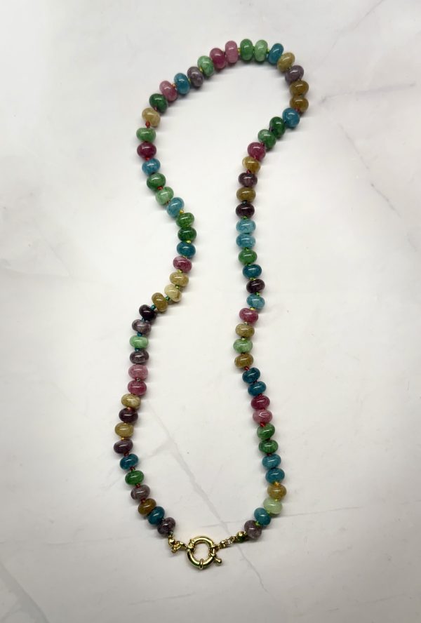 Spring Meadows 8mm Gemstone Necklace - Image 2