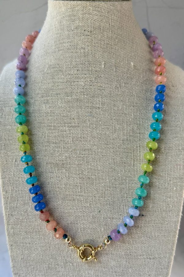 Rainbow Radiance Gemstone Necklace